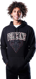 Adults NBA Official Classic Embroidered Hoodie Sweatshirt